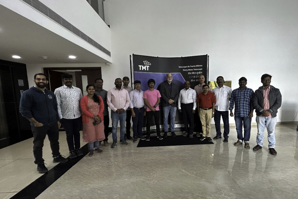 India-TMT Mirror Polishing team at India-TMT Optics Fabrication Facility 